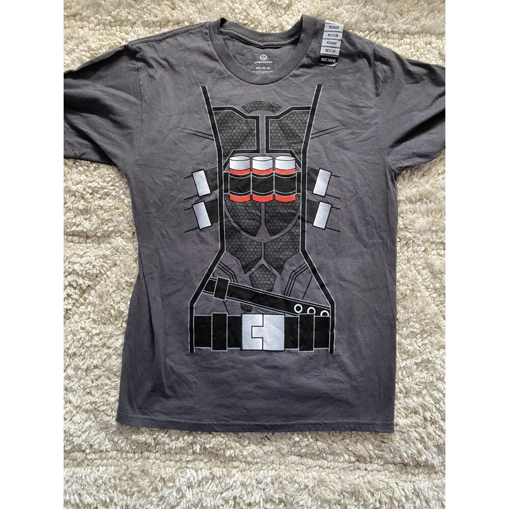 Overwatch T-shirt Mens Size Medium Black Tee Blizzard
